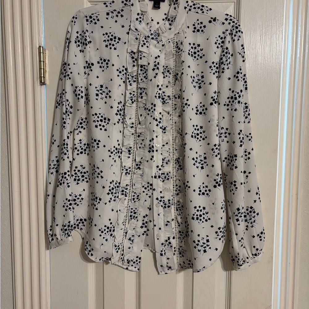 Ann Taylor Floral Blouse